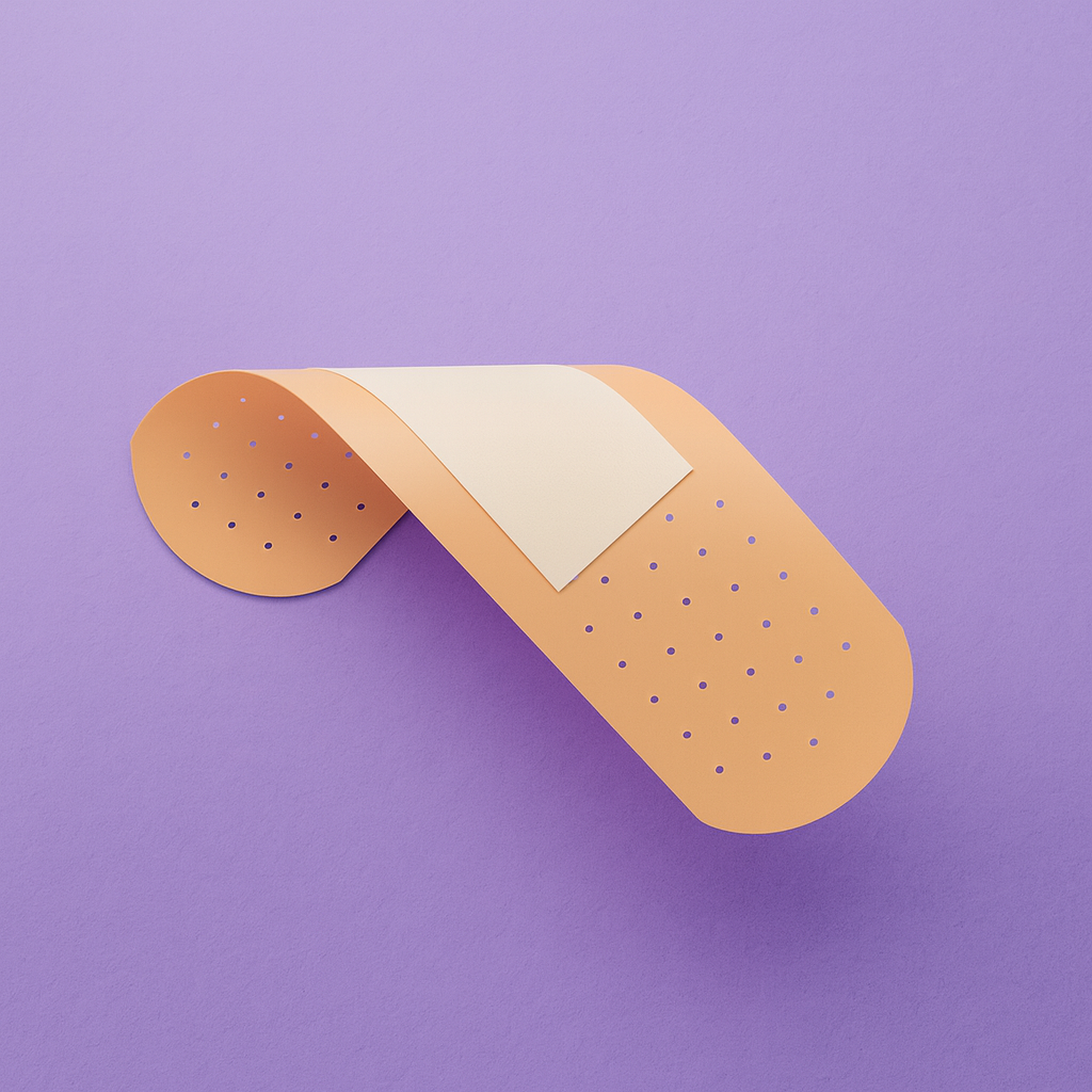 Clinician applying a DigiBooBoo bandage