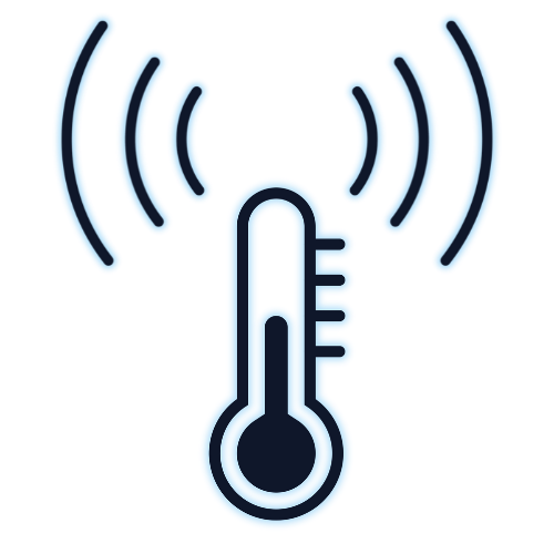 Thermometer sending data