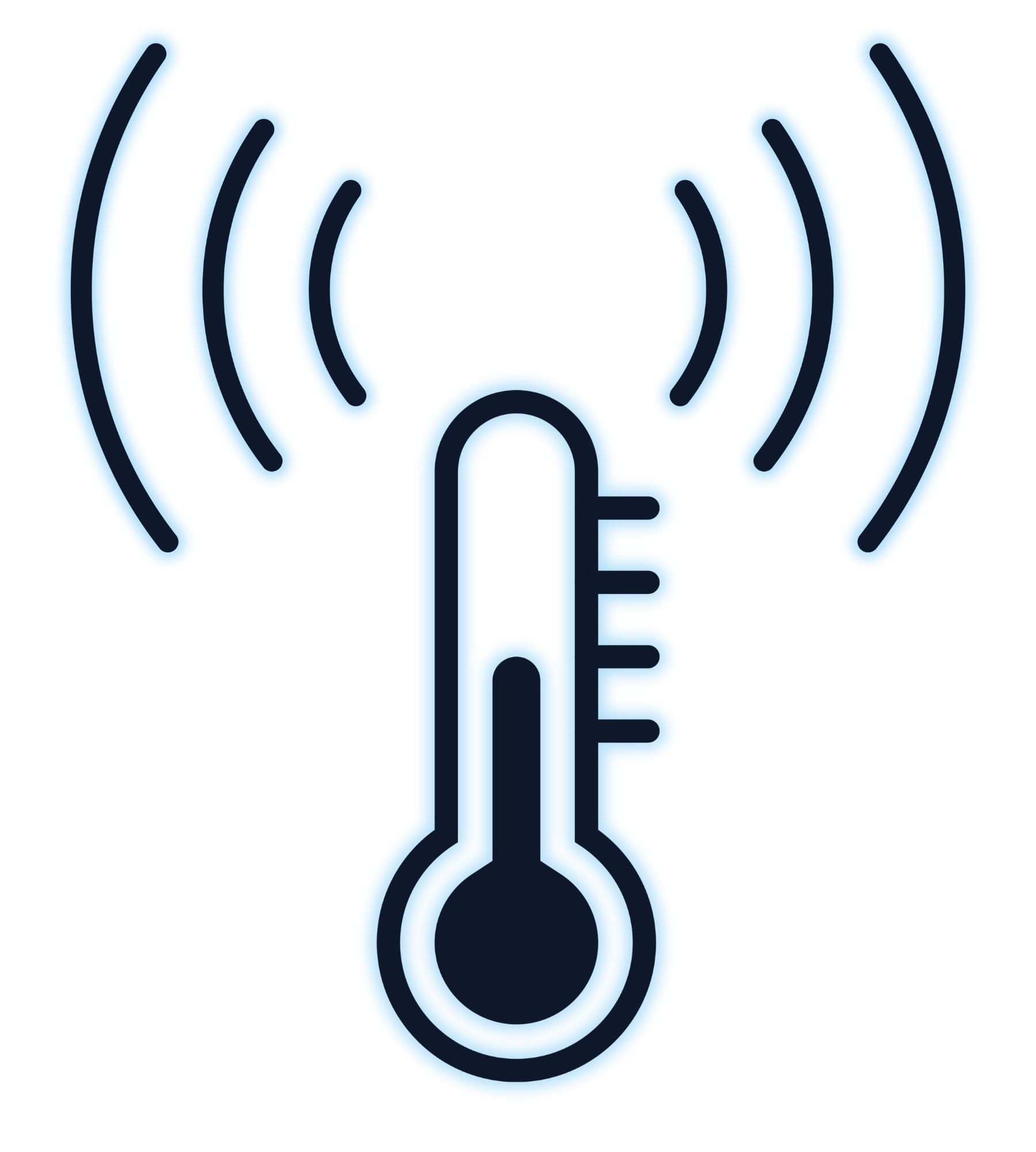 Thermometer sending data