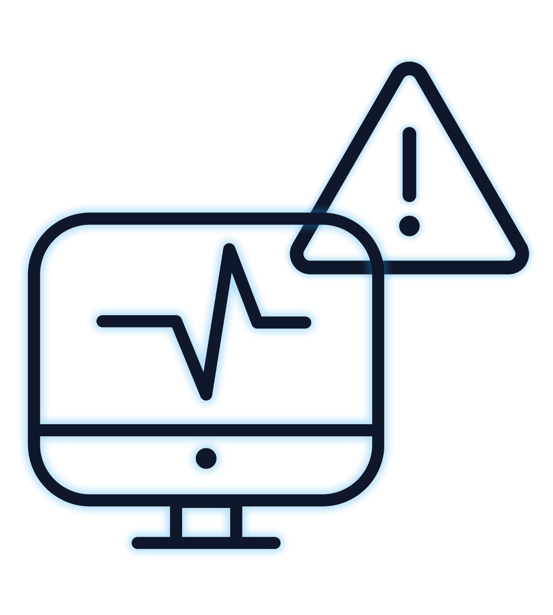 Data dashboard & alert symbol