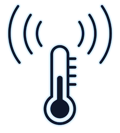 Thermometer sending data